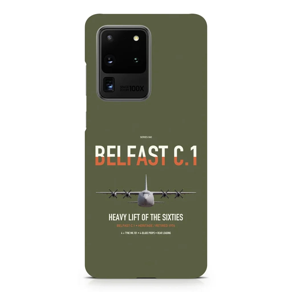 Short Belfast C.1 design on samsung case - green army
