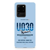 Thumbnail for Airbus U030 Flexrotor design on samsung case - light blue