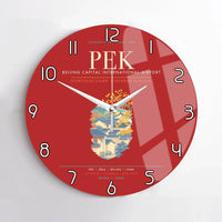 Thumbnail for Beijing Capital International Airport PEK Wall-Clock No-Frame - Red