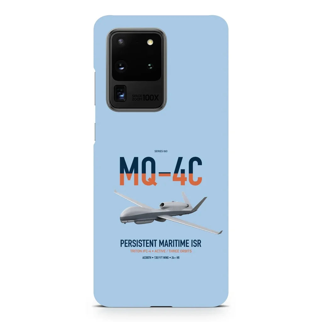 MQ-4C Triton IFC-4 design on samsung case - light blue