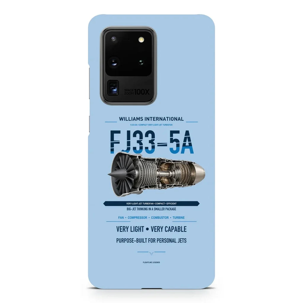 FJ33-5A design on samsung case - light blue