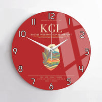 Thumbnail for Kigali International Airport KGL Wall-Clock No-Frame - Red