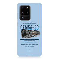 Thumbnail for CFM56-5C design on samsung case - light blue