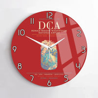 Thumbnail for Ronald Reagan Washington National Airport DCA Wall-Clock No-Frame - Red