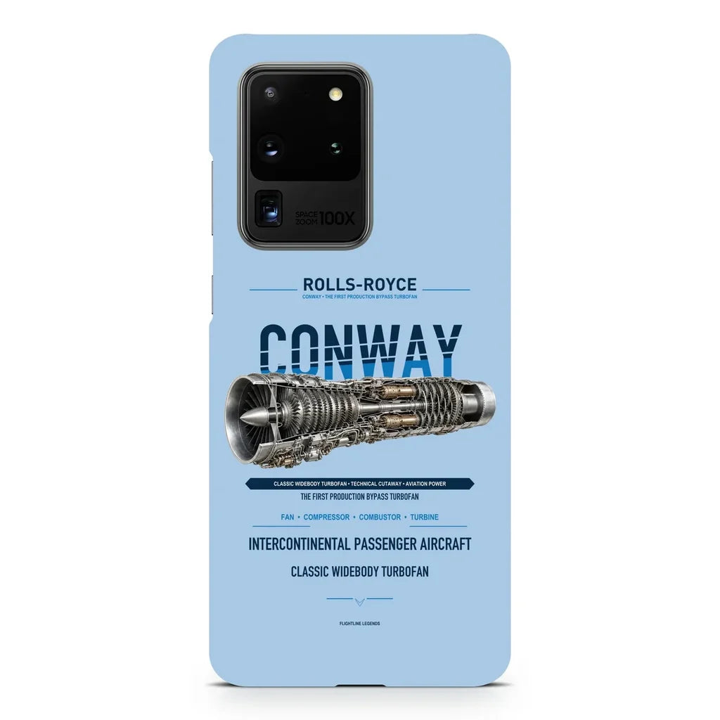 CONWAY design on samsung case - light blue