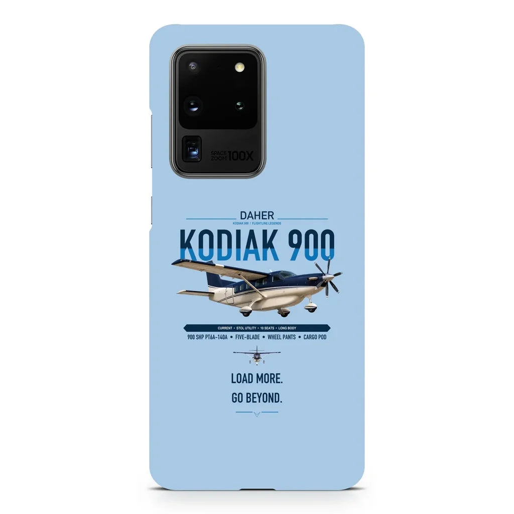Daher Kodiak 900 design on samsung case - light blue