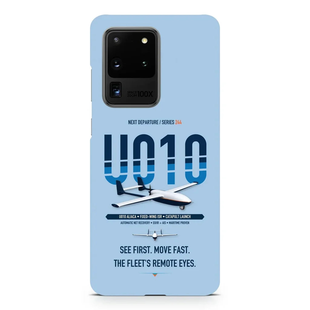 Airbus U010 Aliaca Fixed-wing design on samsung case - light blue