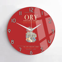 Thumbnail for Paris-Orly Airport ORY Wall-Clock No-Frame - Red