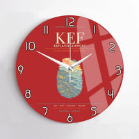 Thumbnail for Keflavik Airport KEF Wall-Clock No-Frame - Red