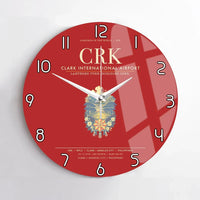 Thumbnail for Clark International Airport CRK Wall-Clock No-Frame - Red