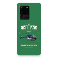 Thumbnail for Bell 505 design on samsung case - green