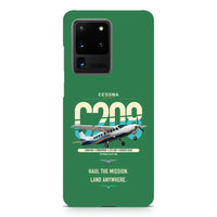 Thumbnail for Cessna 208 Caravan design on samsung case - green