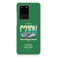 Thumbnail for Cessna T210N Centurion design on samsung case - green