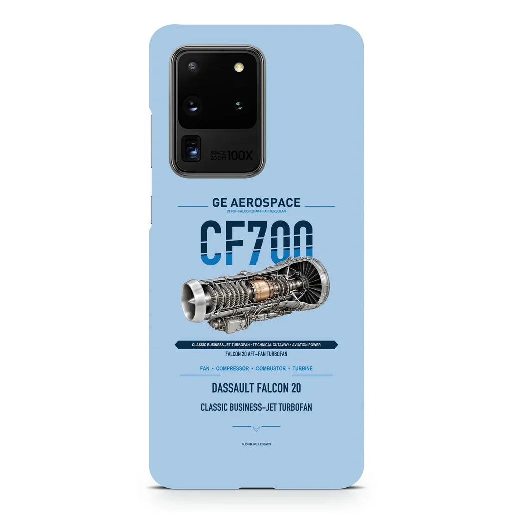 CF700 design on samsung case - light blue