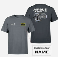 Thumbnail for Airbus A350 & Trent XWB Engine Designed Double-Side T-Shirts - view 11