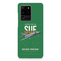Thumbnail for Dassault Super Étendard design on samsung case - green