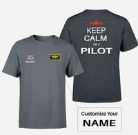 Thumbnail for Pilot (777 Silhouette) Designed Double-Side T-Shirts - view 11
