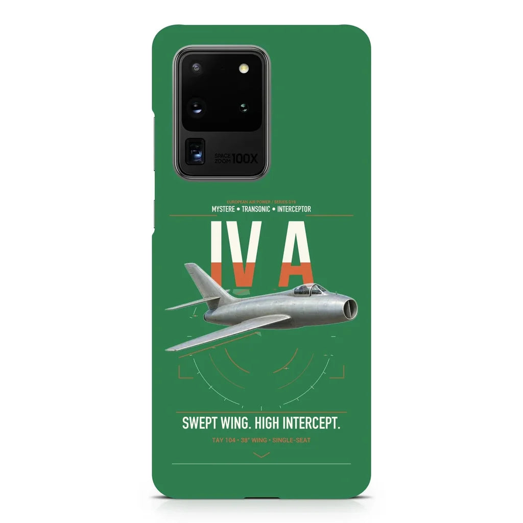 Dassault Mystère IV A design on samsung case - green