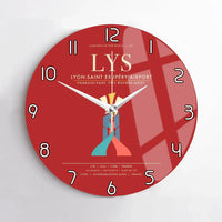 Thumbnail for Lyon-Saint Exupery Airport LYS Wall-Clock No-Frame - Red
