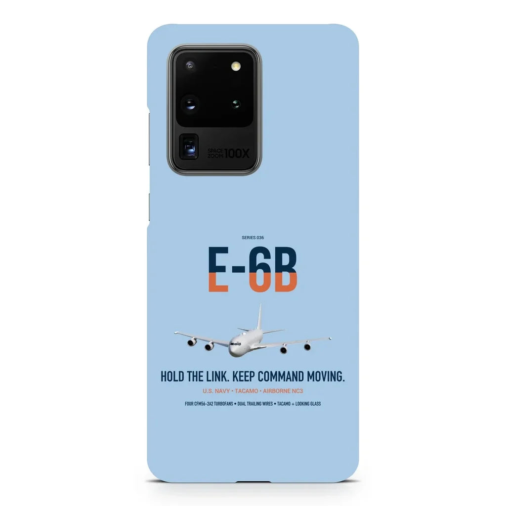 E-6B Mercury design on samsung case - light blue