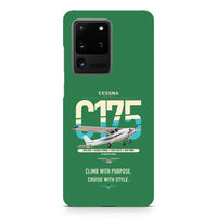 Thumbnail for Cessna 175 Skylark design on samsung case - green