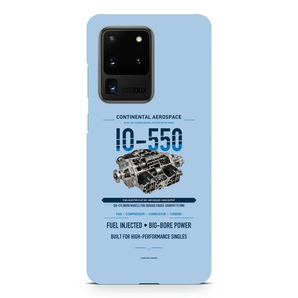 IO-550 design on samsung case - light blue