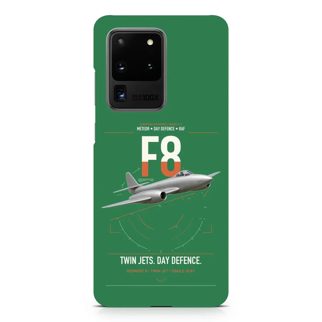 Gloster Meteor F8 design on samsung case - green