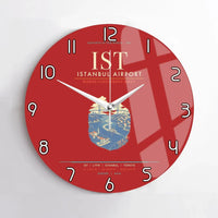 Thumbnail for Istanbul Airport IST Wall-Clock No-Frame - Red