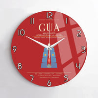 Thumbnail for Aeropuerto Internacional La Aurora GUA  Guatemala City Wall-Clock No-Frame - Red