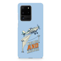 Thumbnail for Wires Poles And Nerves Of Steel design on samsung case - light blue