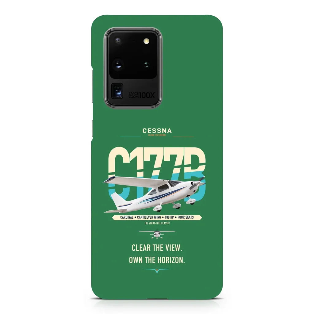 Cessna 177B Cardinal design on samsung case - green