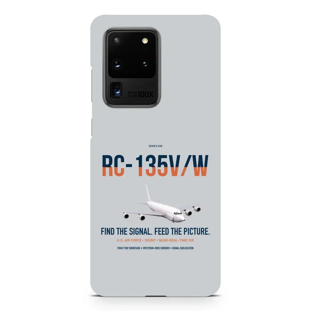 RC-135V W Rivet Joint design on samsung case - light gray