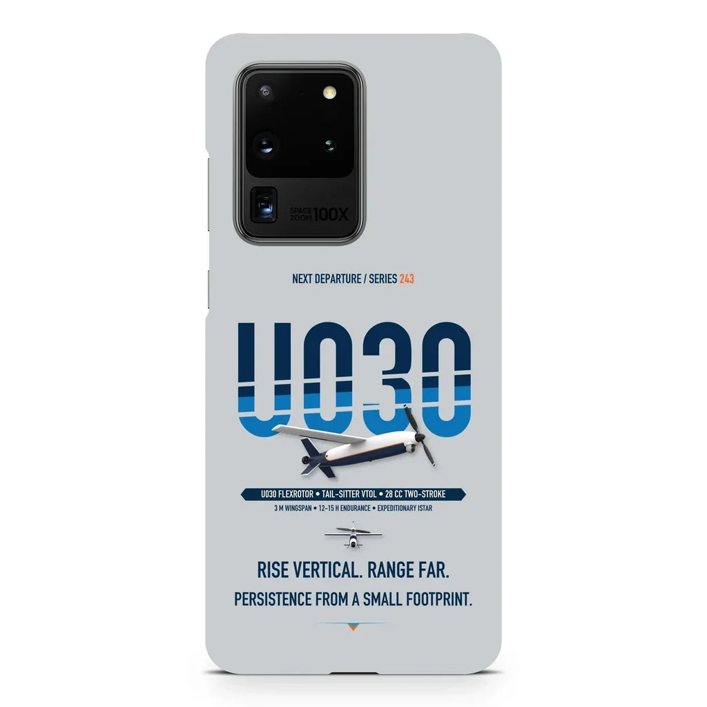 Airbus U030 Flexrotor design on samsung case - light gray