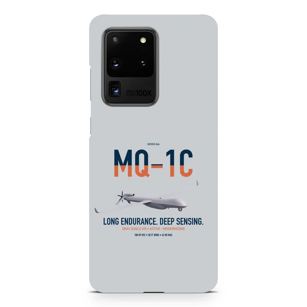 MQ-1C Gray Eagle ER design on samsung case - light gray