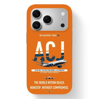 Thumbnail for Airbus ACJ330neo Case design on orange iphone case