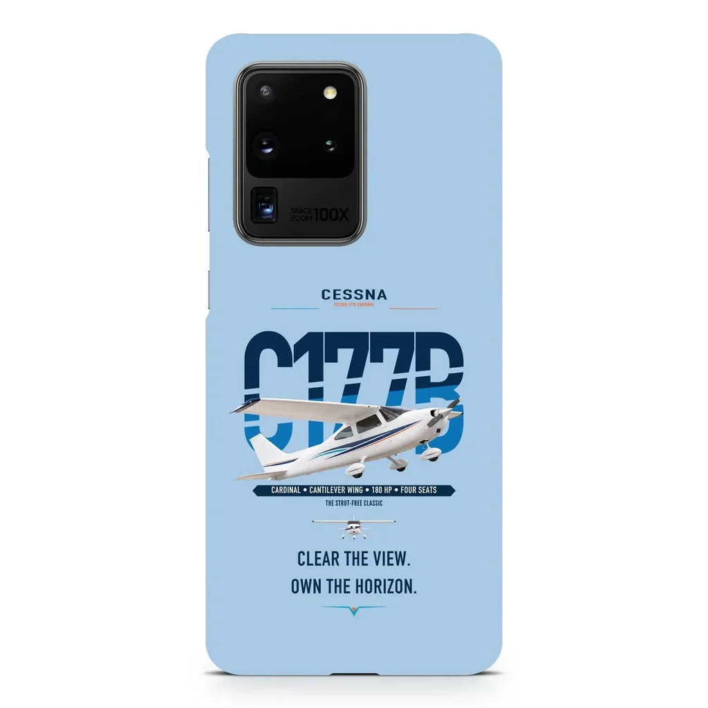 Cessna 177B Cardinal design on samsung case - light blue