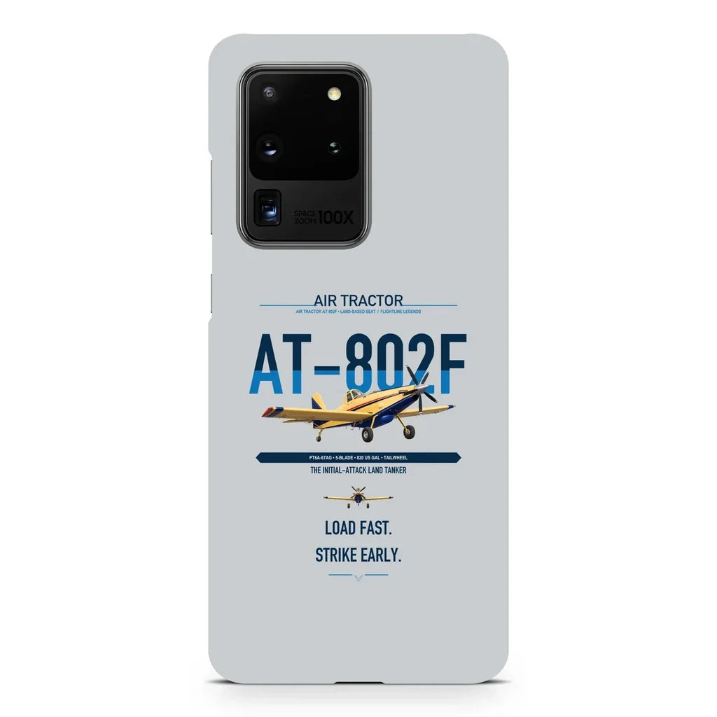 Air Tractor AT-802F design on samsung case - light gray