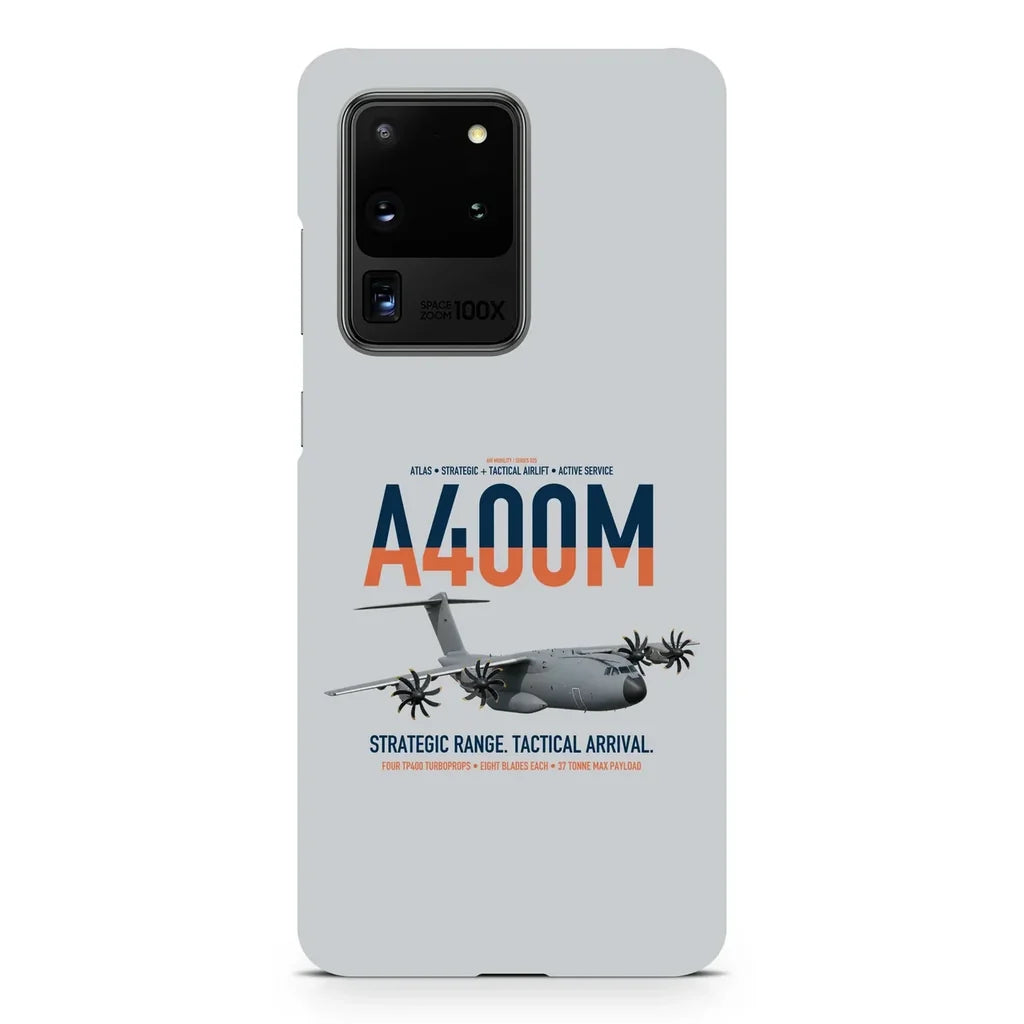 Airbus A400M Atlas design on samsung case - light gray