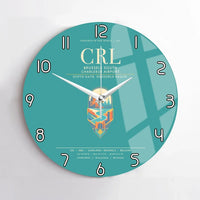 Thumbnail for Brussels South Charleroi Airport CRL Wall-Clock No-Frame - Turquoise