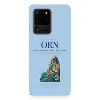 Thumbnail for Ahmed Ben Bella Airport ORN — Oran design on samsung case - light blue