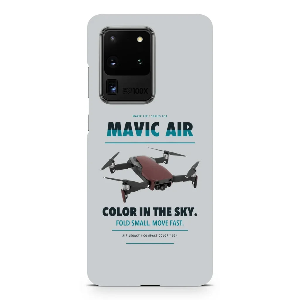 DJI Mavic Air design on samsung case - light gray