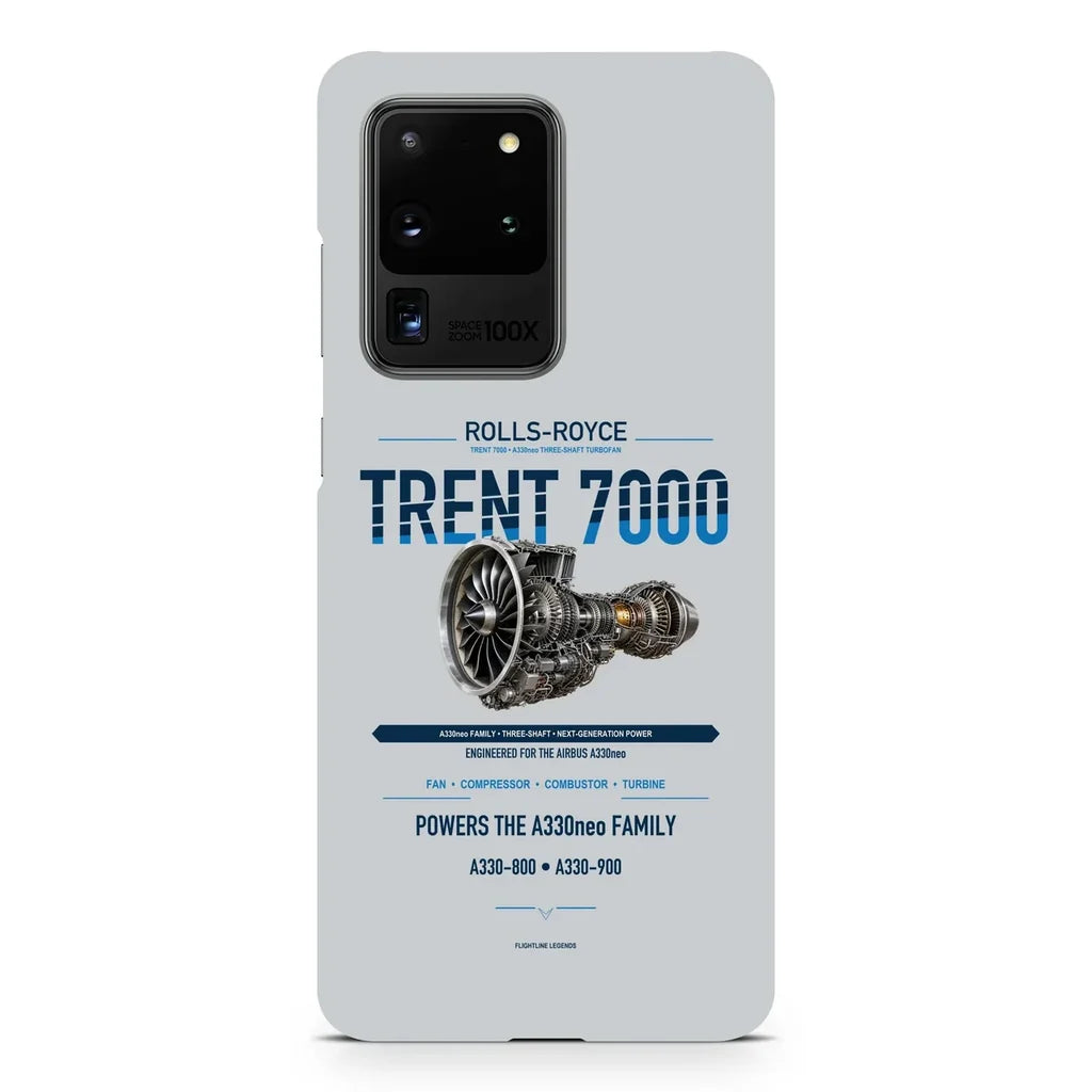 TRENT 7000 design on samsung case - light gray