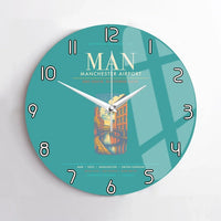 Thumbnail for Manchester Airport MAN Wall-Clock No-Frame - Turquoise