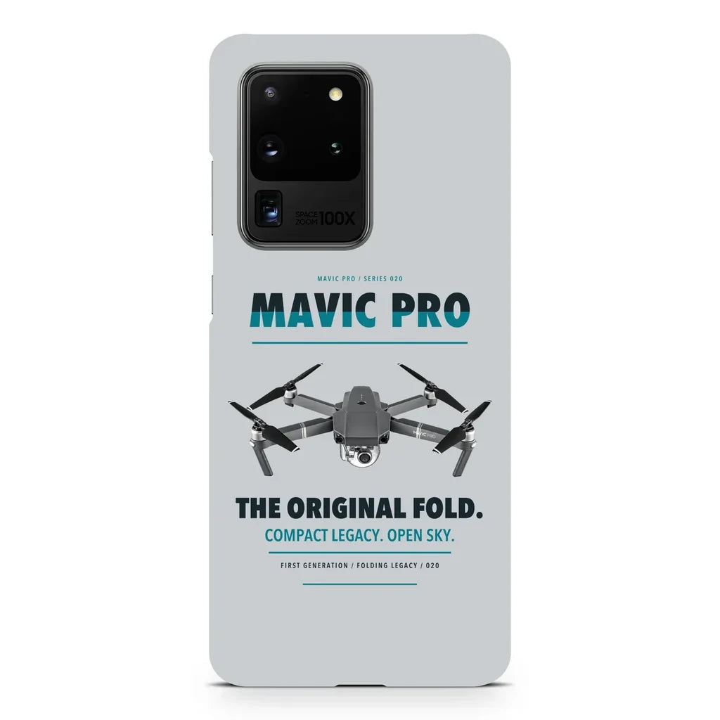 DJI Mavic Pro design on samsung case - light gray