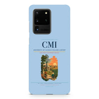 Thumbnail for University of Illinois Willard Airport CMI design on samsung case - light blue