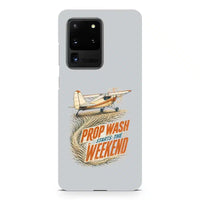 Thumbnail for Prop Wash Starts The Weekend design on samsung case - light gray