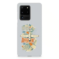 Thumbnail for The Grid Looks Different From Above design on samsung case - light gray