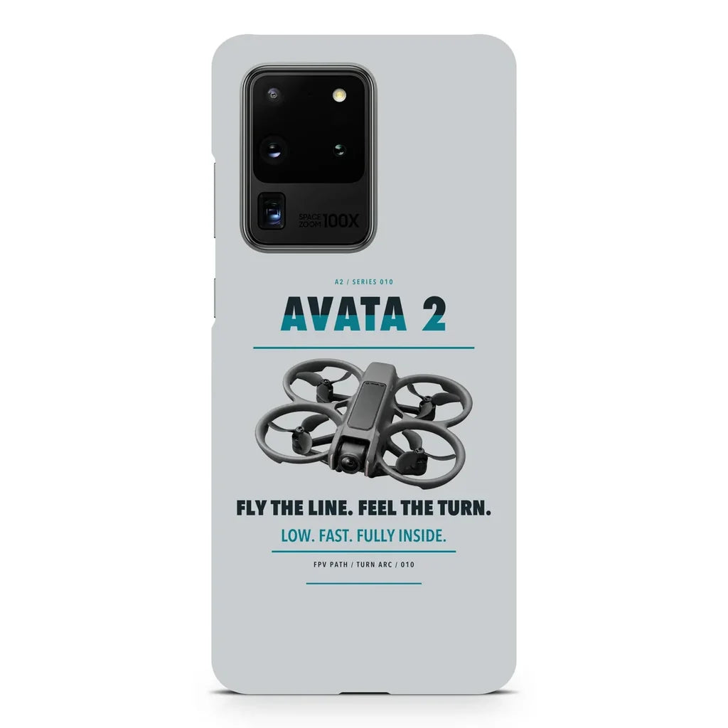 DJI Avata 2 design on samsung case - light gray