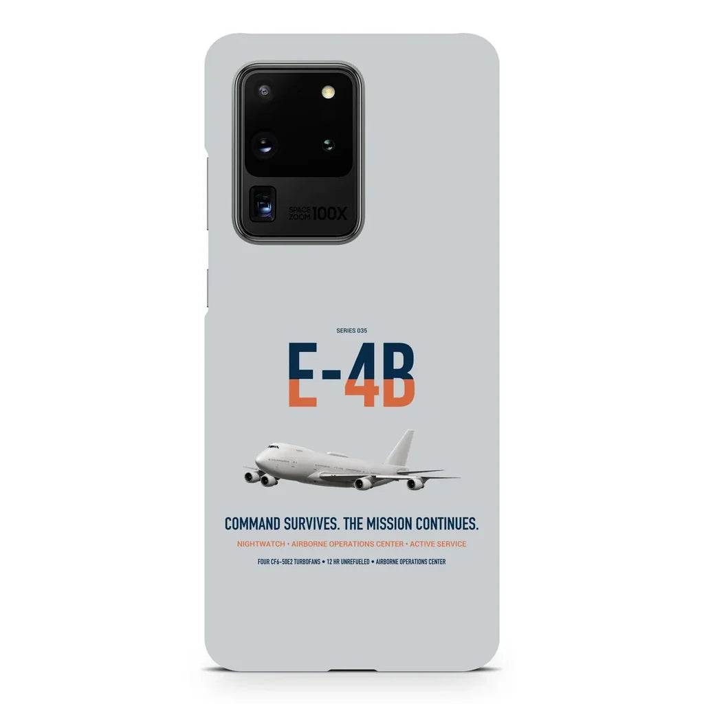 E-4B Nightwatch design on samsung case - light gray