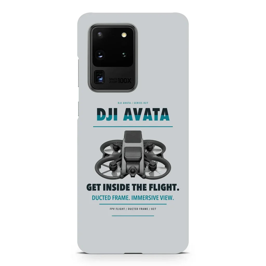 DJI Avata design on samsung case - light gray